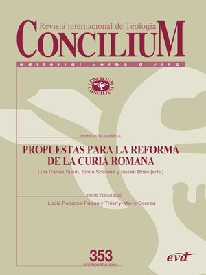 cover image of Propuestas para la reforma de la Curia romana. Concilium 353 (2013)